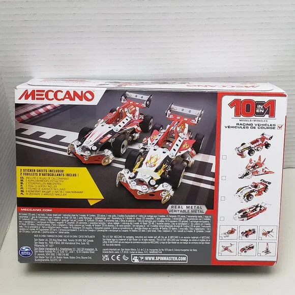 Meccano 10-in-1 Racing Vehicles Set 21201 - Picture 9 of 9